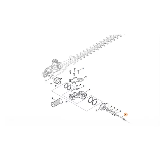 STIHL  Śruba z łbem cylindrycznym IS-M5x65 9022 341 1152